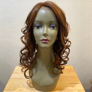 #77 SEPIA LACE TRIM WIG